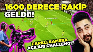 1600 DERECE RAKİP GELDİ! \u0026 FARKLI KAMERA AÇILARI CHALLENGE! EFOOTBALL PES 2021 MOBILE