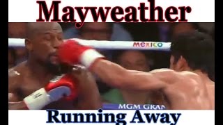 Floyd Mayweather - Running away and Grappling (Manny Pacquiao) 2015 Highlights HD