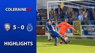 HIGHLIGHTS | Coleraine FC 5-0 Dungannon Swifts | 7th September 2019