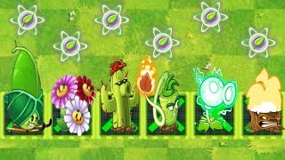 Plants vs Zombies 2  Battle Mode : Zoybean Pod,Dazey Chain and Cactus vs Zombie