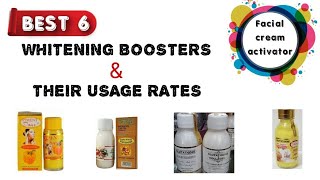 Best Whitening Boosters to Activate your Facial Cream / 7 Days Cream Activators #SkinWhiteningSerums