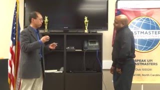 Toastmasters Speech Contest    Interview   AJ