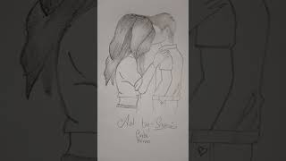 romantic couple sketch kissing seen #cuzzo #prinso #love #youtubeshort