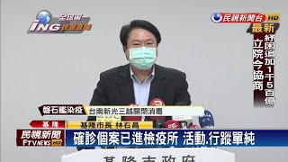 磐石艦24確診一人住基隆 林右昌說明防疫措施－民視新聞