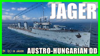 Jäger Pan European destroyer Austro-Hungarian Navy World of Warships