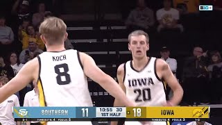 Payton Sandfort Hits the DEEP THREE vs. Southern | Iowa Basketball