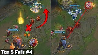 League of Legends Top 5 Fails Week 4 | Hilarious LoL WTF \u0026 Funny Moments 😆