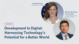 Development Is Digital: Harnessing Technology’s Potential for a Better World