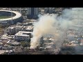 Blaze erupts in abandoned Brisbane home near Gabba stadium