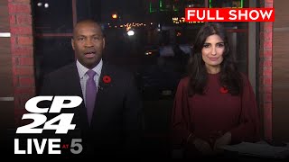 Arrests after Hindu temple protest | CP24 Live at Five for Nov. 4, 2024