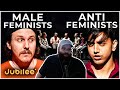 Do Women Really Have it Harder? Male Feminists vs Antifeminists | Papa Gut Reacts