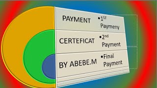 How to prepare payment Certeficate by #AbebeManaye