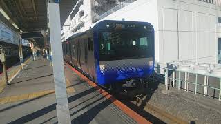 総武快速線　快速津田沼行き　E235系1000番台クラF−21編成　船橋駅にて