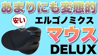 なんという形！　エルゴノミクスマウスが手ごろになりました。DELUXマウスをレビューします