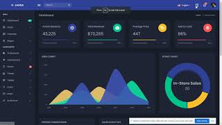 Angular 12 Responsive Admin Dashboard Template Free