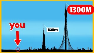 Burj Khalifa | Dubai mein ban rahi Burj Khalifa se bhi unchi building #Shorts