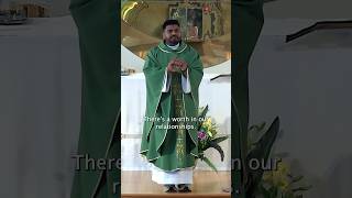 Fr. Terrence’s latest #homily is now live 📹 #catholicgospel #shortsvideo #beingcatholic #communion