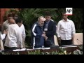 cuba fidel castro appears at the communist party congress