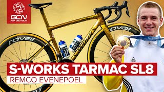 Evenepoels goldenes Olympia-Rad | S-Works Tarmac SL8