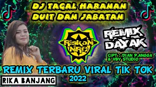 DJ TAGAL HARANAN DUIT DAN JABATAN - MALIHI REMIX DAYAK TERBARU VIRAL TIK TOK 2022 FULL BASS