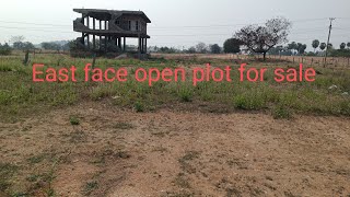 East face open plot for sale 200Gajalu in Suryapet