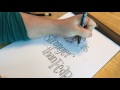 combining styles in hand lettering