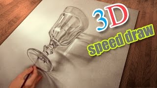 Drawing 3D (how to draw) realistic/ Speed Painting timelapse
