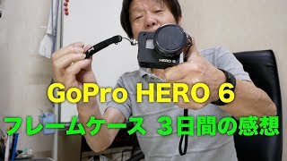 GoPro HERO６ \u0026フレームケースを３日間使用した感想と注意点