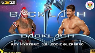 FULL MATCH - Rey Mysterio vs. Eddie Guerrero – WWE 2K23 - Backlash