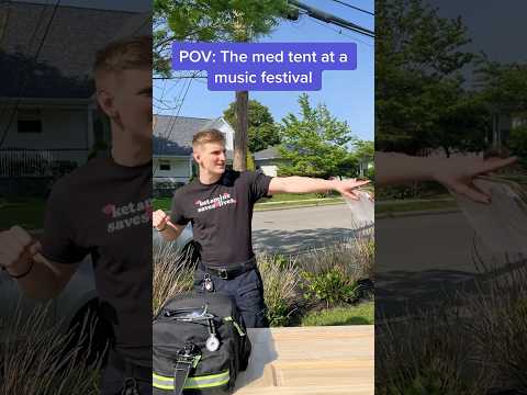 POV: The medical tent at a music festival