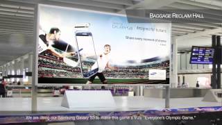 JCDecaux Airport Hong Kong: Samsung Galaxy S3/ 2012 Olympic Campaign