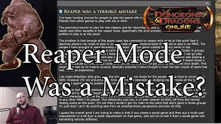 Forum Talk - Reaper Mode Was a Mistake