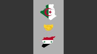 Country Relations Now vs Past (Algeria) #country #history #flag #map #algeria #arab #africa