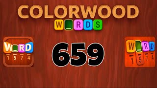 COLORWOOD WORDS Cryptogram level 659