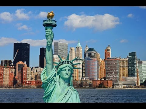 Обзор статуи свободы. Нью-Йорк