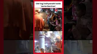 CM Yogi Adityanath holds 'Janta Darshan' at Gorakhnath Temple