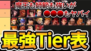 【ストD】最強キャラランキングTIER表　ストリートファイターデュエル【最新版】