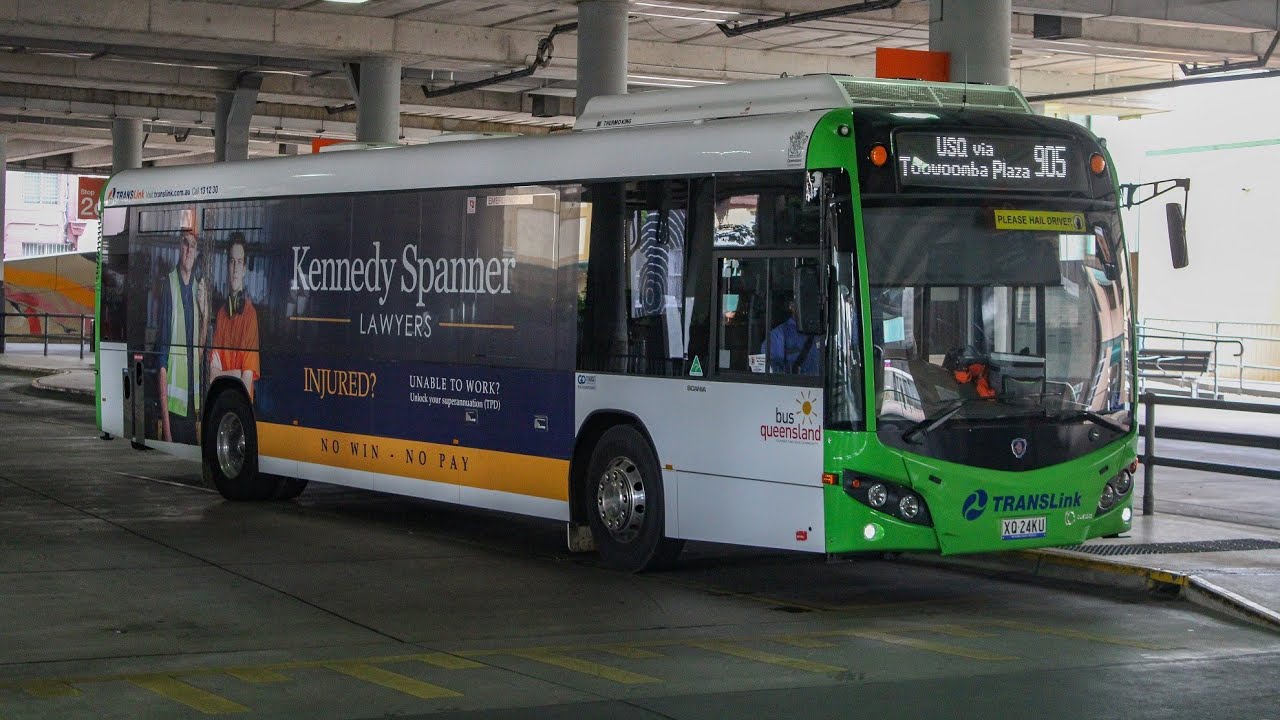 TransLink Buses: Buses At Toowoomba Bus Station - YouTube