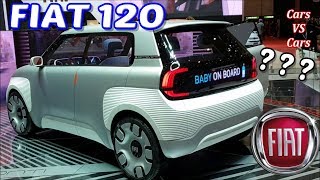 New Fiat 120 Electric Concept | Digital Display on the rear Bumper