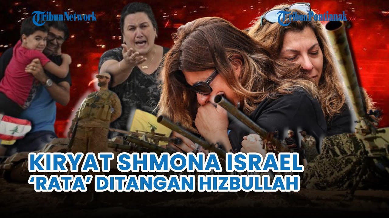 🔴 Hizbullah Semakin Brutal Puluhan Roket Ratakan Tanah Kiryat Shmona ...