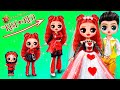 Red Growing Up! Descendants Dolls / 32 LOL OMG DIYs