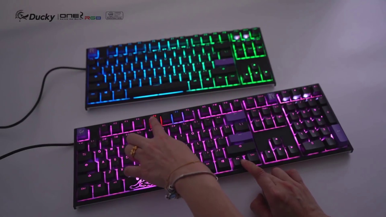 【原價屋開箱】DUCKY ONE2 87/108鍵 RGB 機械式鍵盤！ - YouTube