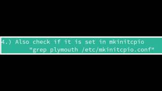 Plymouth error while switching operating system from Windows to Linux (Manjaro)