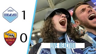 SEMO CROLLATI! LAZIO 1-0 ROMA | LIVE REACTION STADIO OLIMPICO