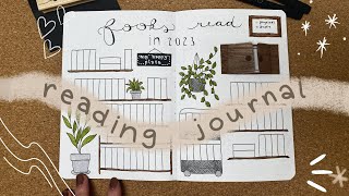 Reading Journal Setup // simple and easy spreads