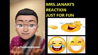 Mrs. Janaki VS Parents  Reaction/ UNLIMITED FUN /Just for comedy/