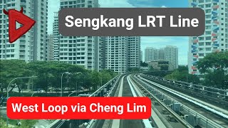 [SBST] Sengkang LRT Line Full Ride - West Loop via Cheng Lim (September 2022)