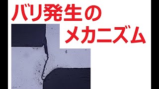 27 （プレス加工）打抜きにおけるバリ発生主要2パターンのメカニズム   27 (Press work)The two main patterns of burr occurring.