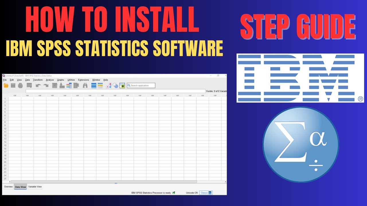 How To Install Ibm Spss Statistics Software Youtube