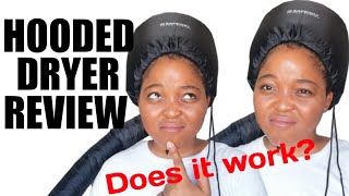 HOODED DRYER REVIEW AND DEMO | SAFEWAY SALON SERIES | NATURAL HAIR | DEEP CONDITIONING WITH HEAT